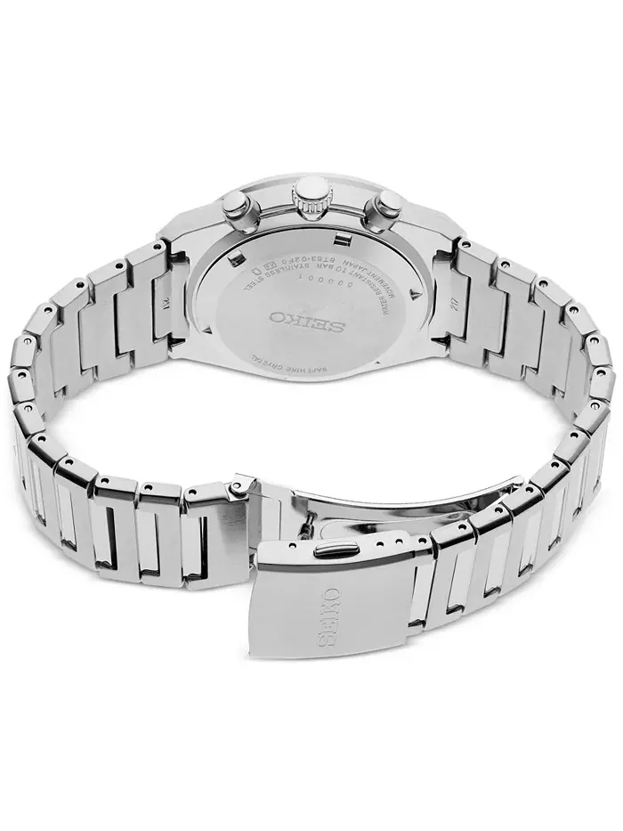 Мужские часы-хронограф Seiko Essentials — изображение 3 из 3, оттенок сталевой