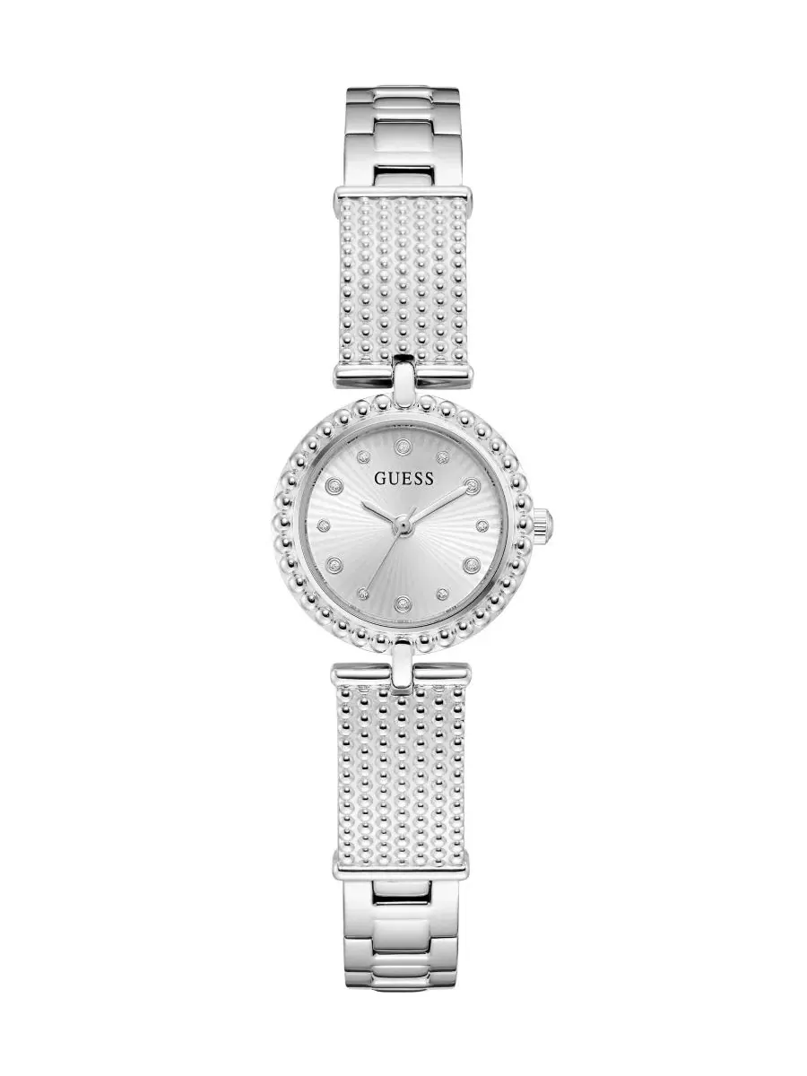 Женские часы из нержавеющей стали серебристого цвета, 24 мм Guess