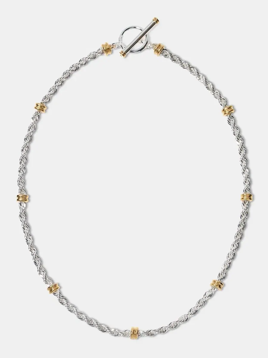Ожерелье-воротник из веревки длиной 43 см Lauren Ralph Lauren — изображение 3 из 4, оттенок мульти