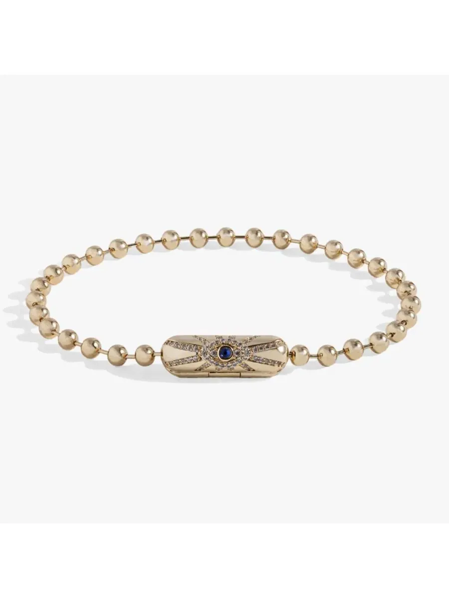 Браслет-цепочка Evil Eye Barrel Closure Alex and Ani