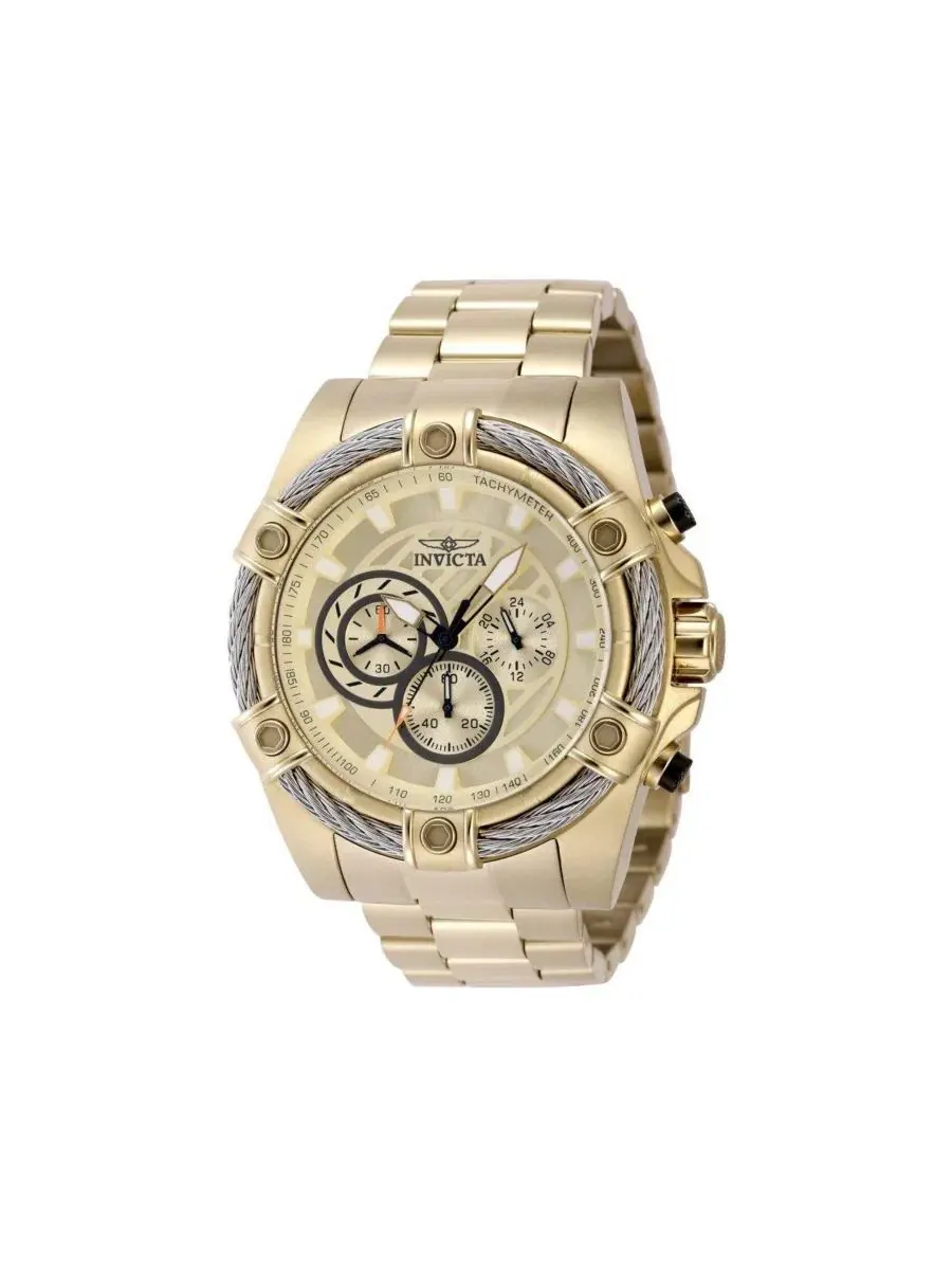 Мужские часы с хронографом Bolt Quartz Invicta — изображение 2 из 3, оттенок золото
