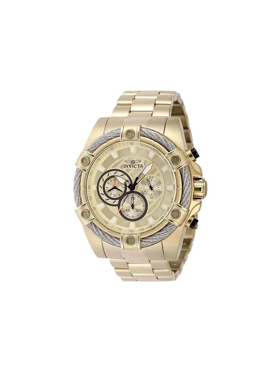 Мужские часы с хронографом Bolt Quartz Invicta — изображение 3 из 3, оттенок золото
