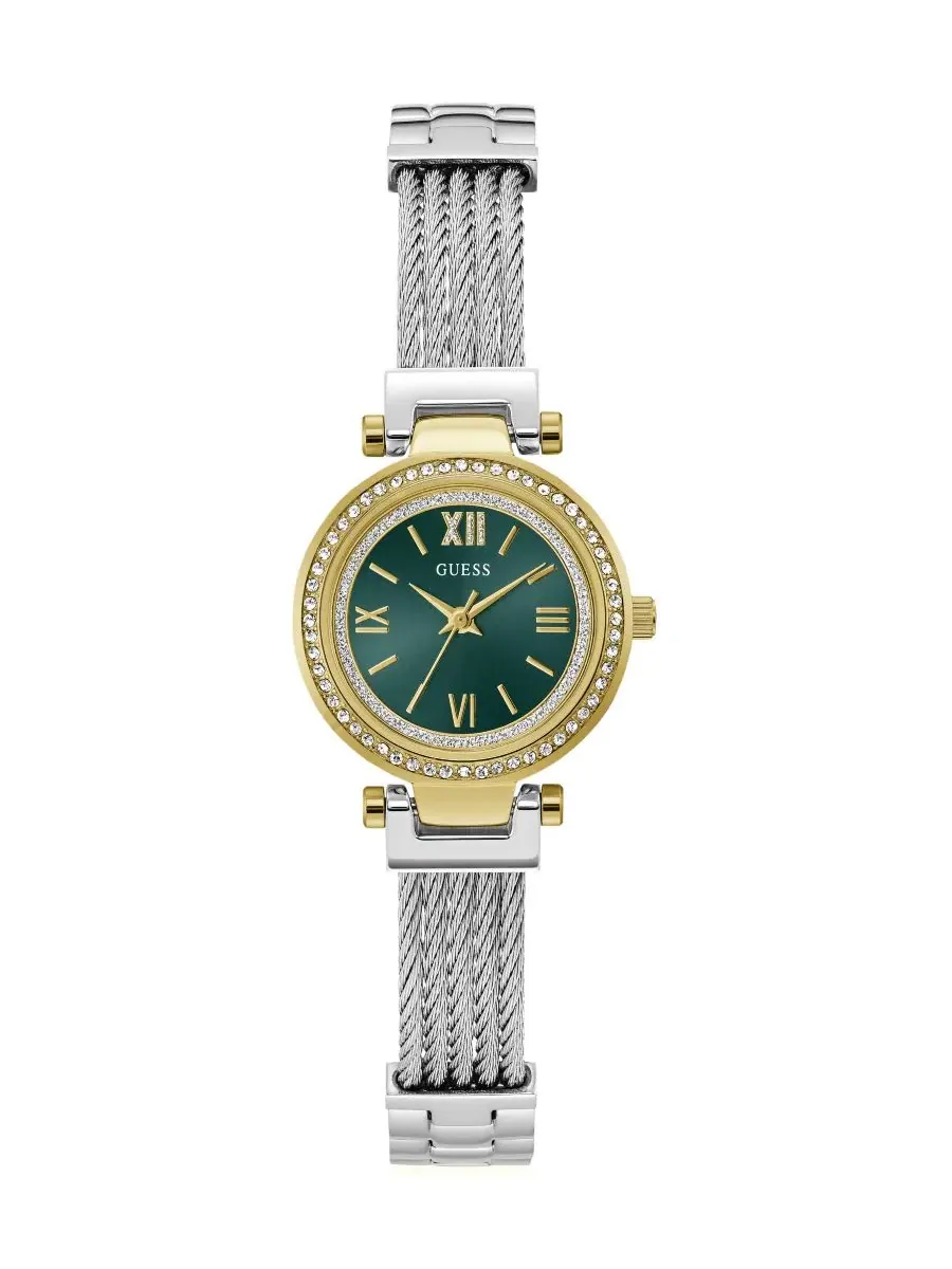 Женские часы с браслетом из стали, 27 мм GUESS