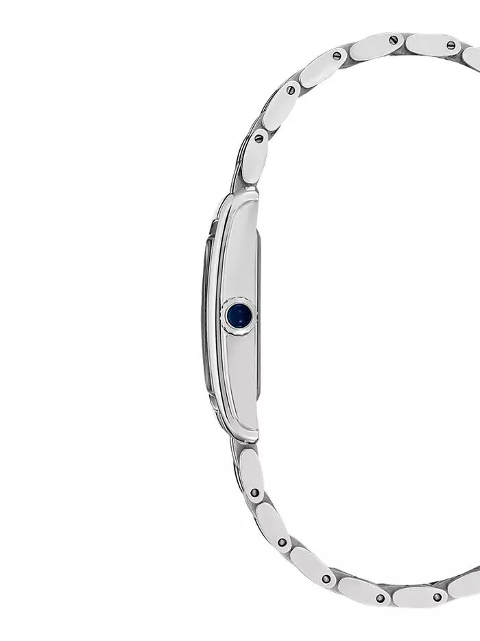 Женские часы Essentials из нержавеющей стали с браслетом 22 мм Seiko — изображение 2 из 3, оттенок синий