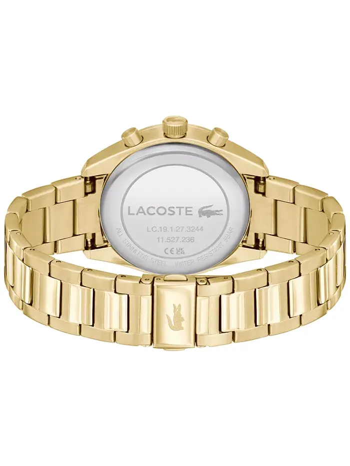 Мужские часы Boston Ionic Plated Thin Gold Steel Watch 42 мм Lacoste — изображение 3 из 8