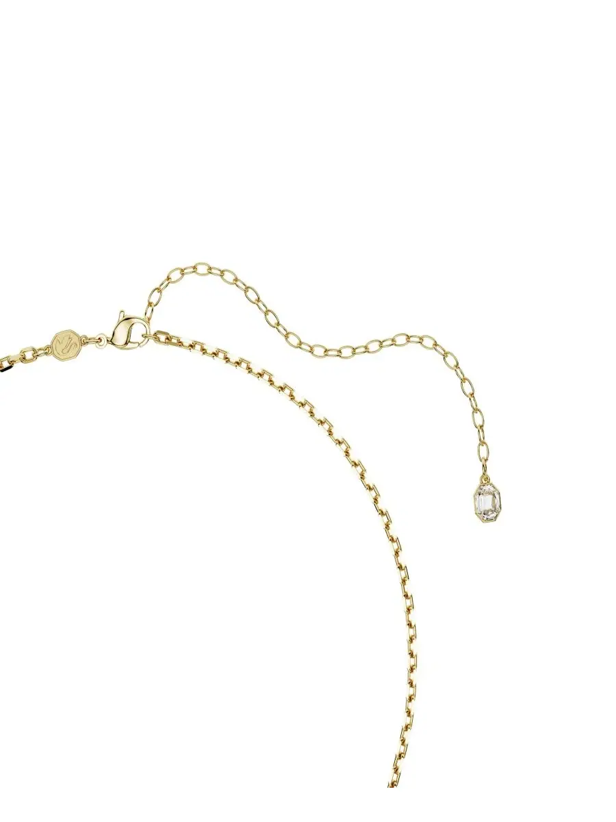 Подвеска в виде клубники с золотистым покрытием на цепочке Swarovski — изображение 4 из 6, оттенок золото