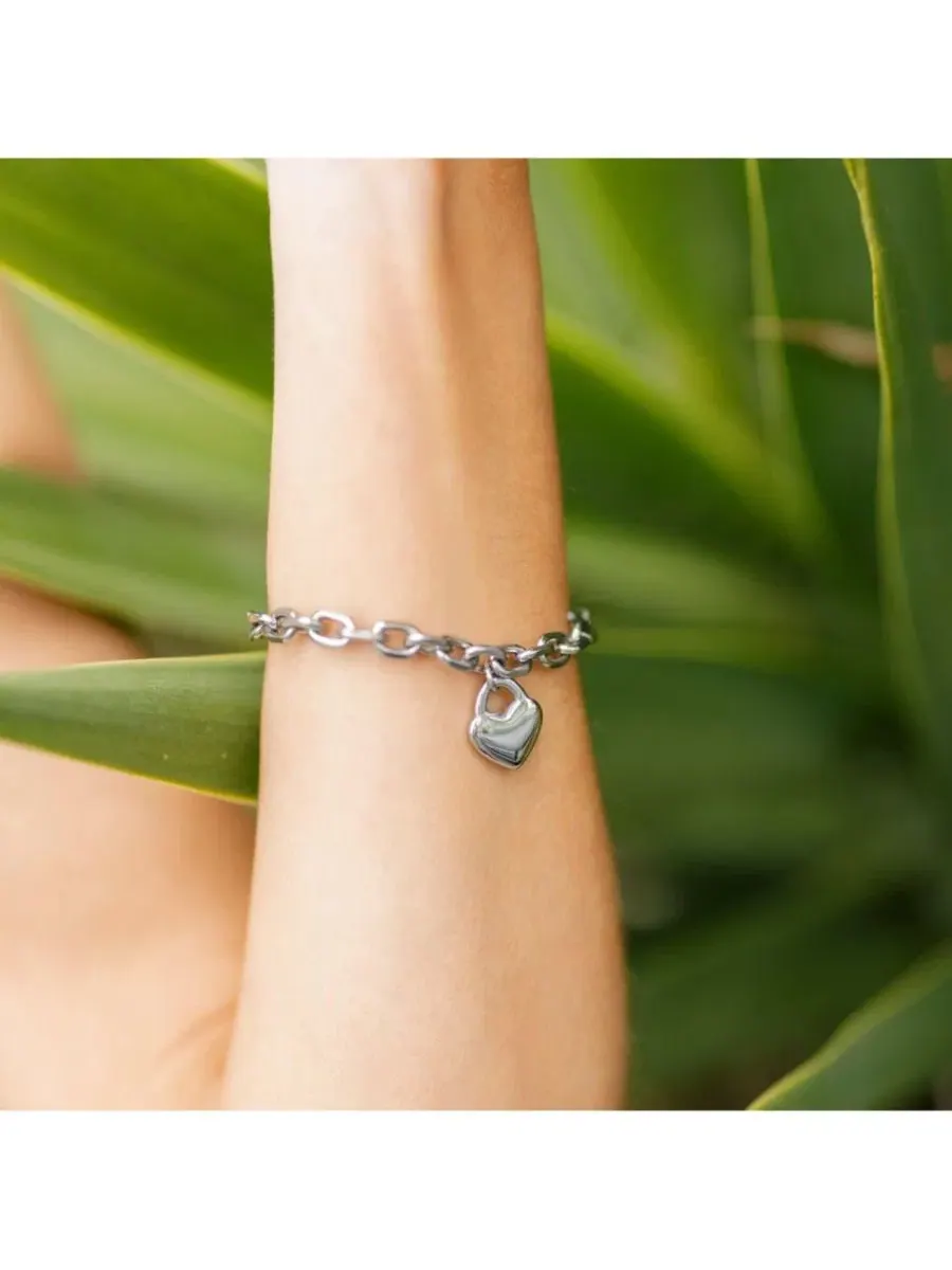 Браслет-цепочка Love Yourself Mantra — изображение 3 из 3, оттенок серебряный