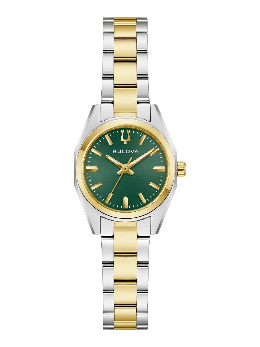 Женские часы Classic Surveyor Two-Tone с браслетом из нержавеющей стали, 22,7 мм Bulova — изображение 1 из 5, оттенок мульти