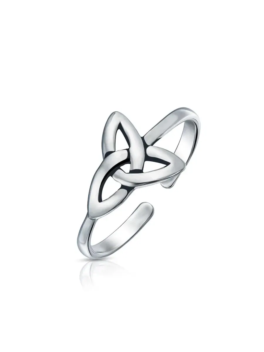 Комплект колец на палец ноги с Анкхом и кельтским узлом, серебро 925 пробы Bling Jewelry — изображение 3 из 6