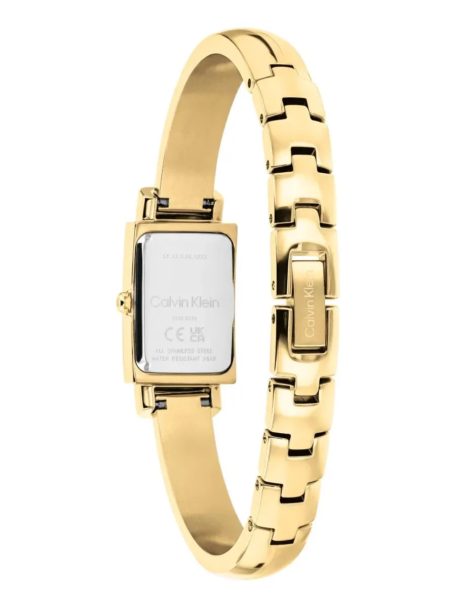 Женские часы-браслет Moderne Gold-Tone Stainless Steel Bangle Bracelet Watch 15mm Calvin Klein — изображение 3 из 5