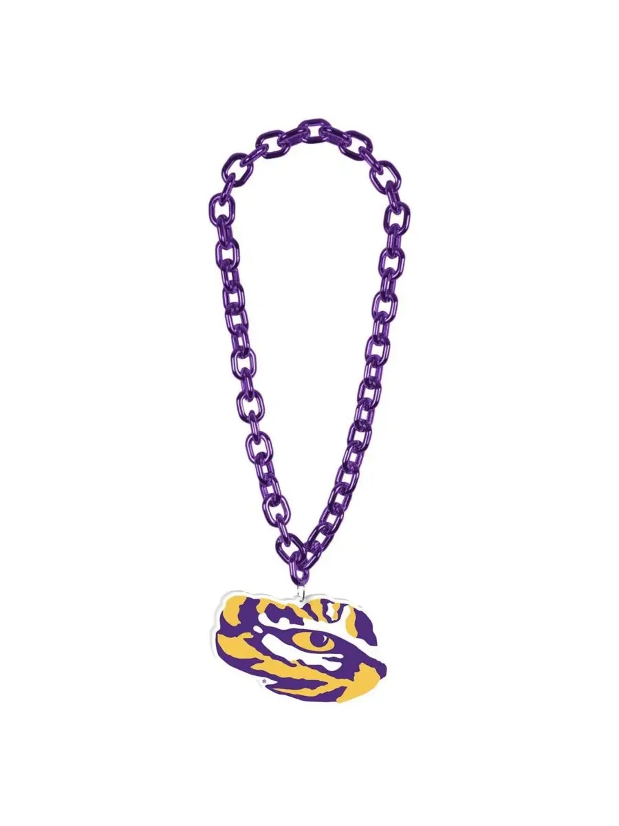 Ожерелье с цепью Big Chain Logo LSU Tigers Wincraft — мульти
