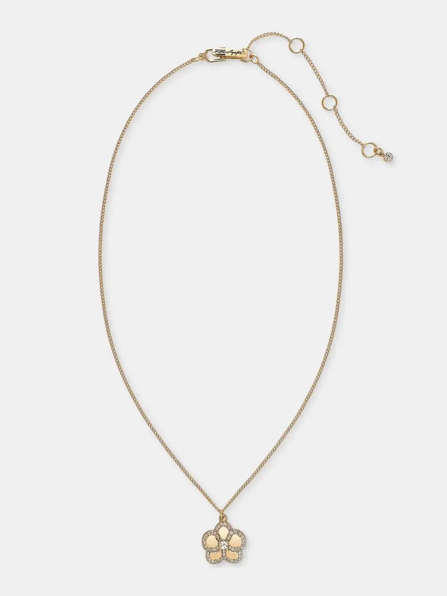Подвеска-орхидея с кристаллами, модель Pavé Orchid KARL LAGERFELD PARIS — изображение 3 из 5, оттенок белый