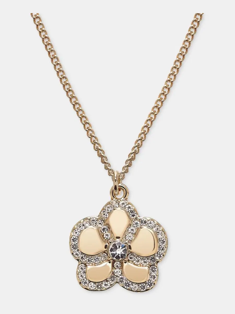 Подвеска-орхидея с кристаллами, модель Pavé Orchid KARL LAGERFELD PARIS — изображение 4 из 5, оттенок белый