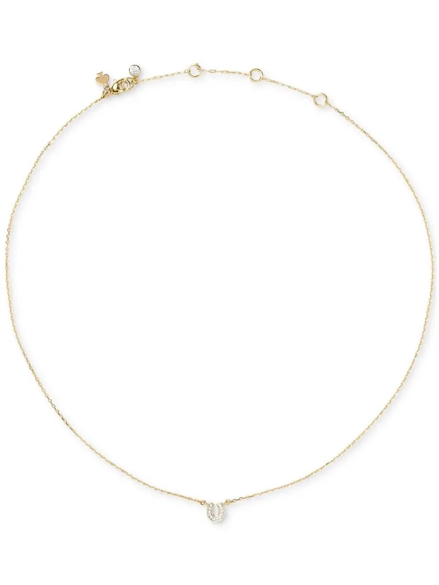 Подвеска с подковой из стразов You're a Gem kate spade new york — изображение 2 из 4, оттенок прозрачный/золотистый
