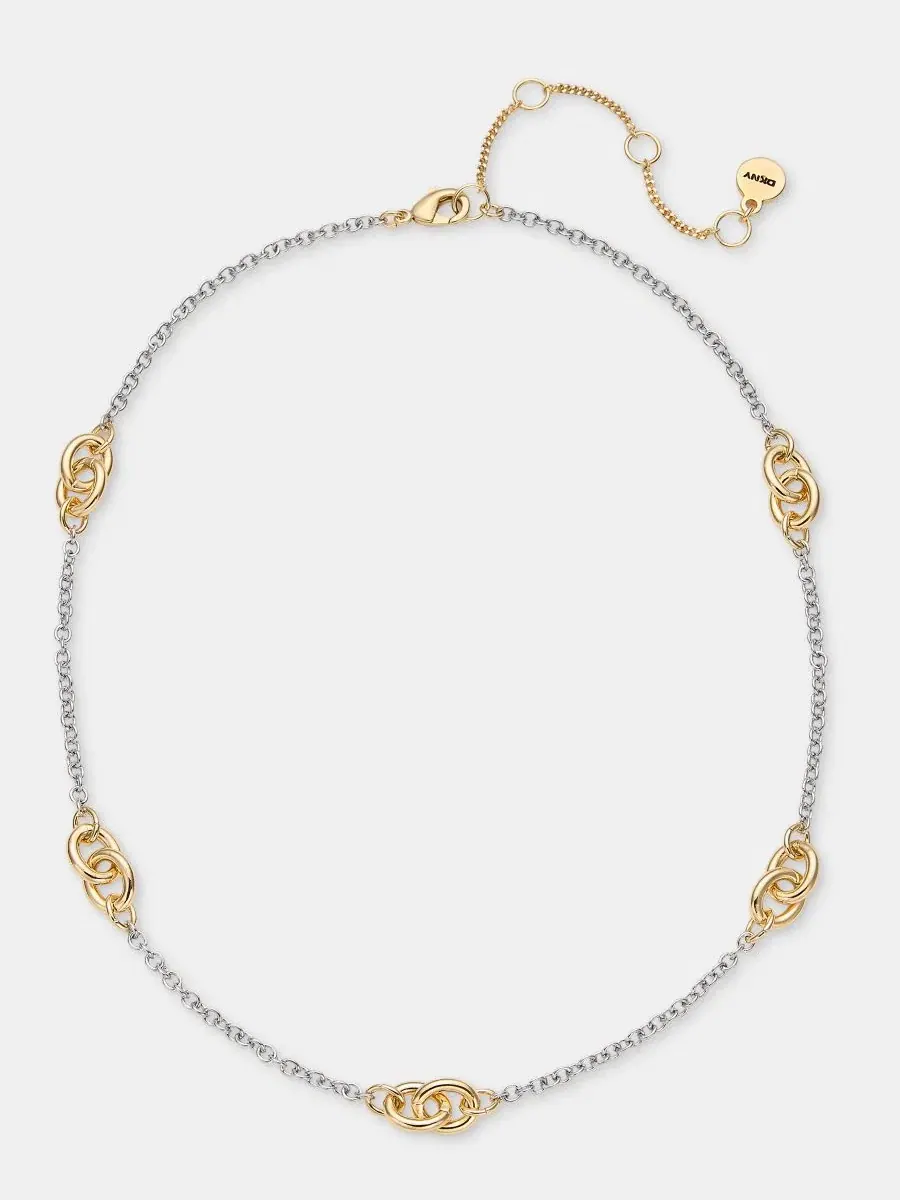 Колье-цепочка Stationed Link Collar Necklace DKNY