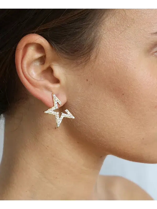 Серьги «Звездный свет» Ettika — изображение 3 из 3, оттенок золото