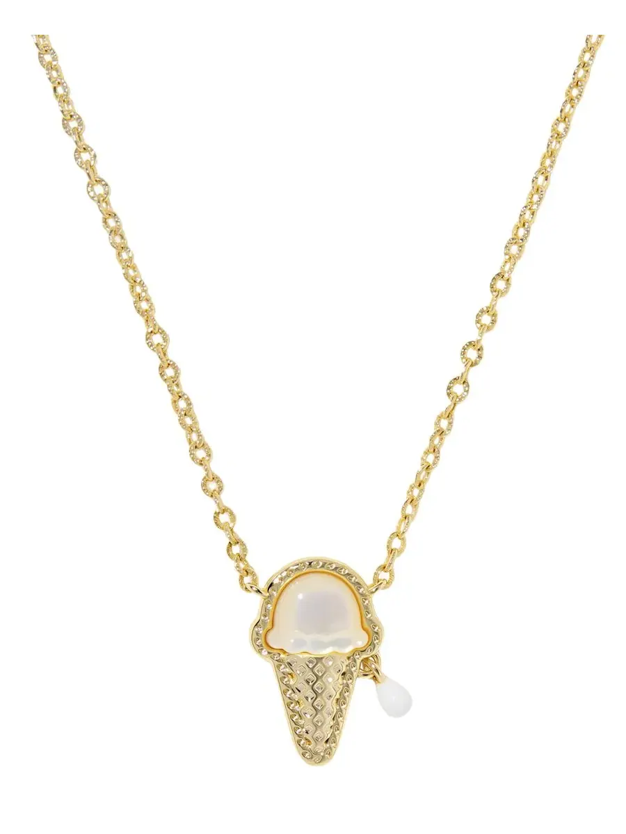 Короткое колье с подвеской в виде мороженого из искусственного жемчуга Kendra Scott — изображение 1 из 5