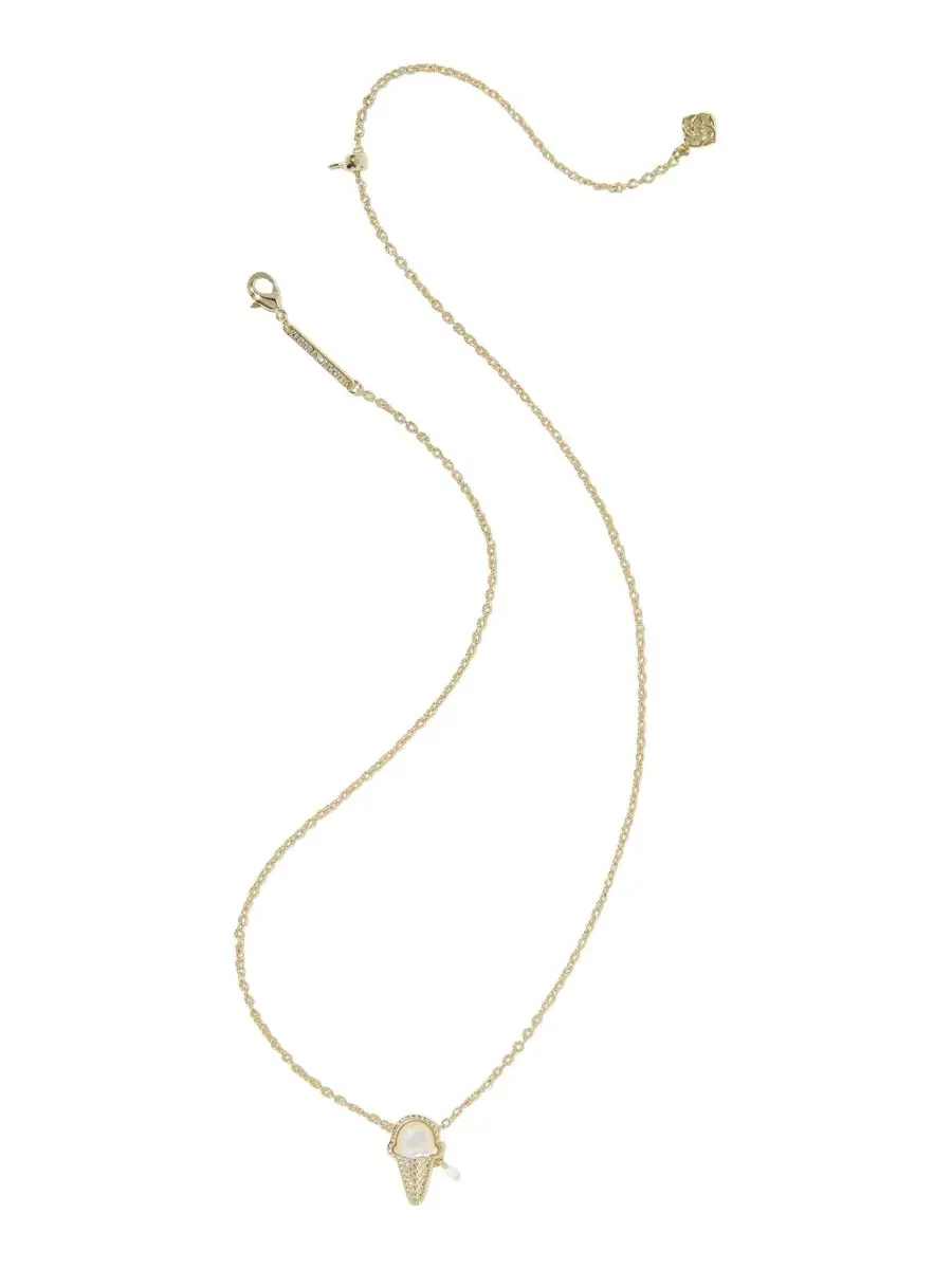 Короткое колье с подвеской в виде мороженого из искусственного жемчуга Kendra Scott — изображение 2 из 5