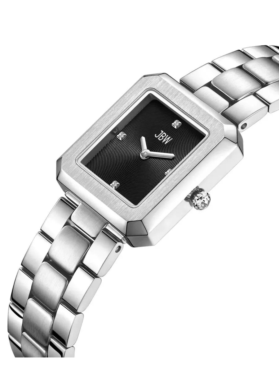Женские часы Arc Swiss Quartz из нержавеющей стали, 23 мм Jbw — изображение 2 из 4, оттенок черный