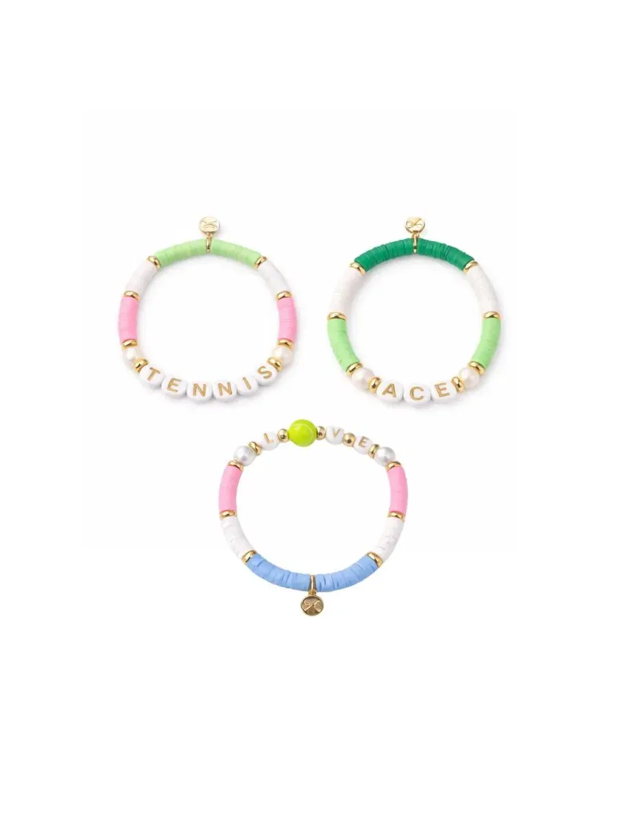 Набор браслетов Tennis Lovers Bits & Bows — синий