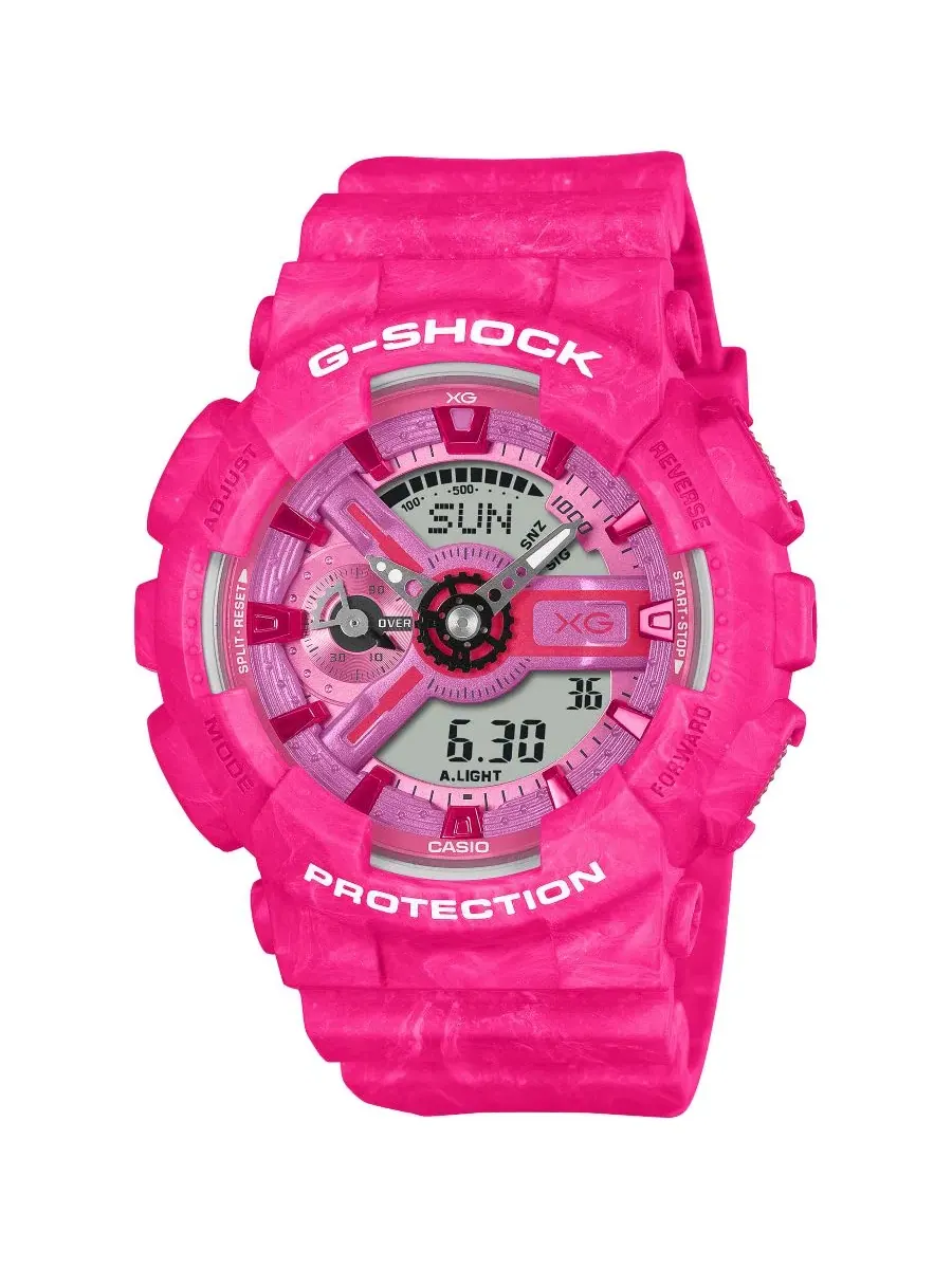 Женские часы из смолы, кварцевые, XG Limited Edition, 45,9 мм G-Shock — розовый