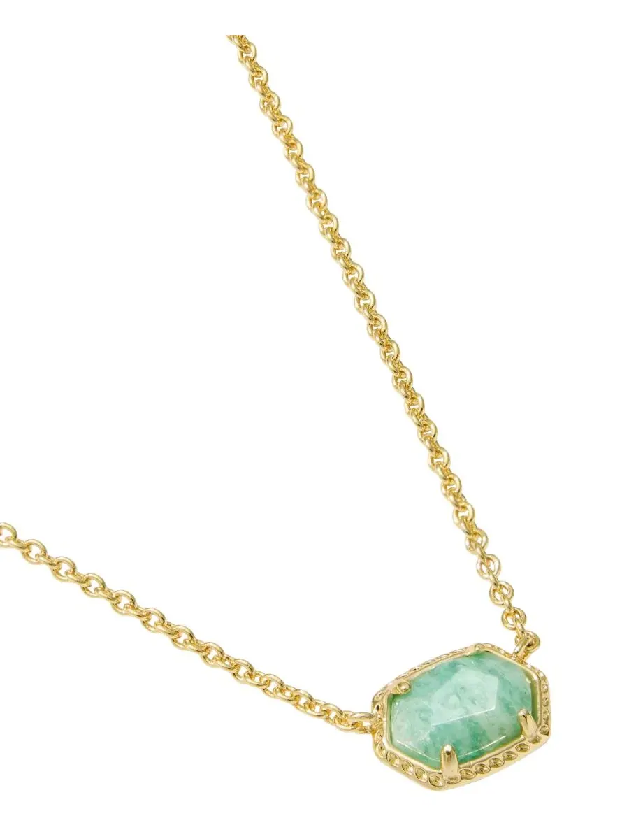 Подвеска Daphne с амазонитом, 14k золотое покрытие на латуни Kendra Scott — изображение 3 из 3, оттенок синий