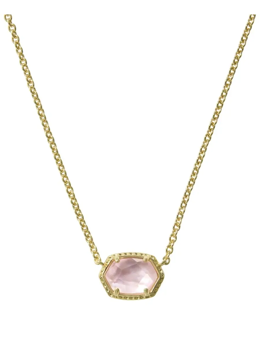 Подвеска-кулон Daphne Amazonite 14k Gold-Tone Over Brass Short Pendant Necklace Kendra Scott — изображение 1 из 3
