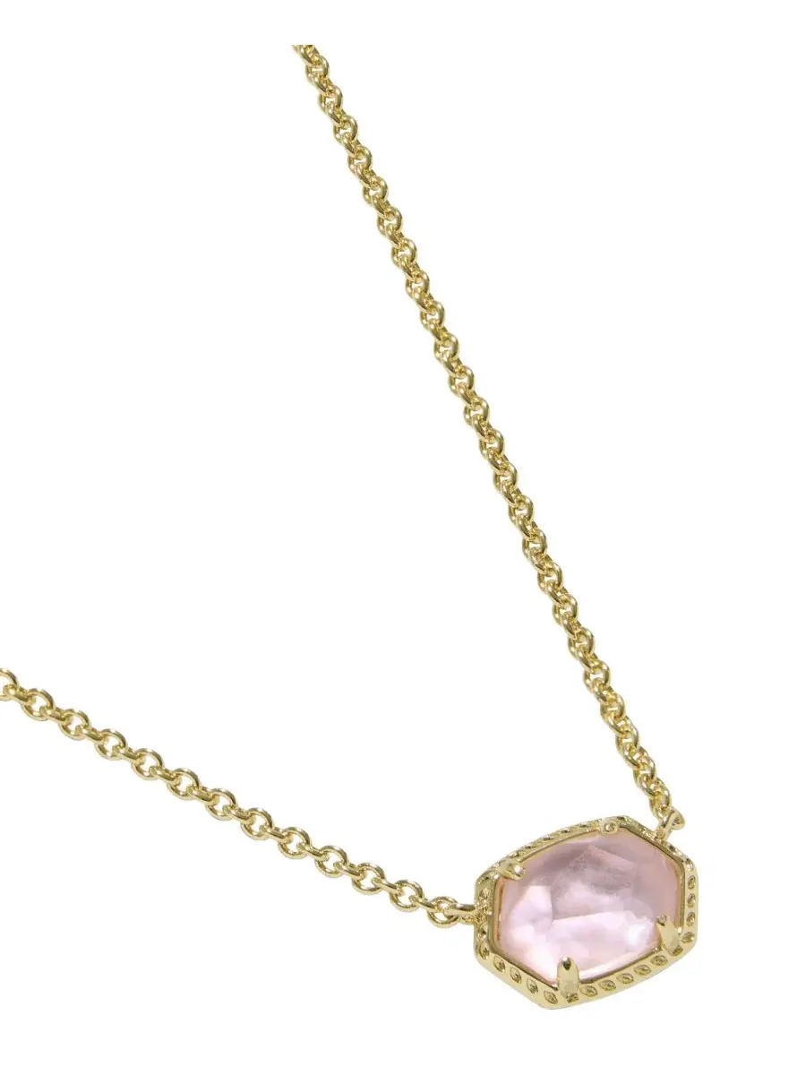 Подвеска-кулон Daphne Amazonite 14k Gold-Tone Over Brass Short Pendant Necklace Kendra Scott — изображение 3 из 3