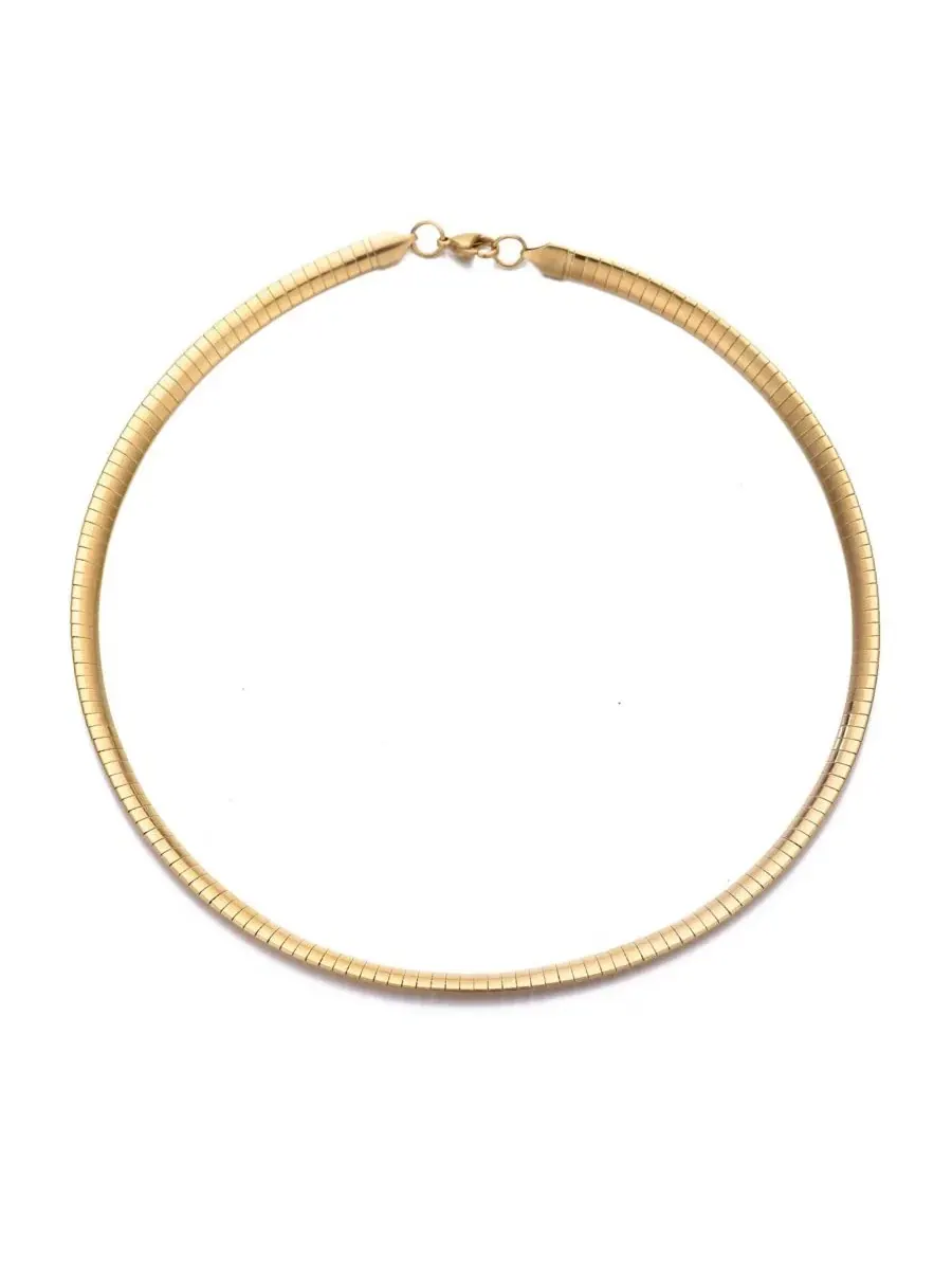 Ожерелье с цепью омега, 18k золото ADORNIA — изображение 1 из 5