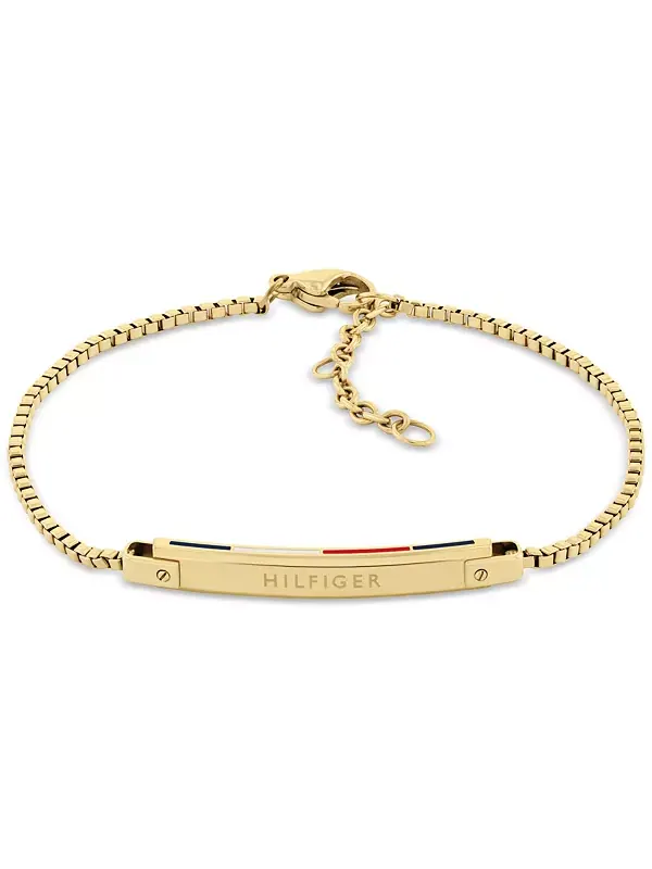 Браслет-Цепочка с линейным логотипом Tommy Hilfiger