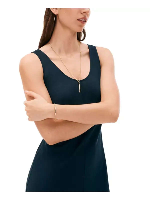 Браслет-Цепочка с линейным логотипом Tommy Hilfiger — изображение 4 из 4, оттенок золото