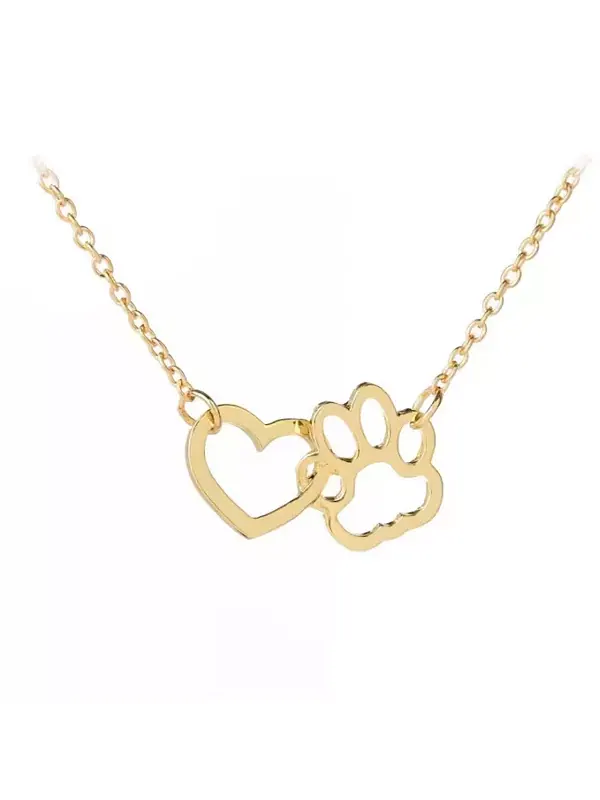 Ожерелье Heartpaws с сердцем и лапой Hollywood Sensation