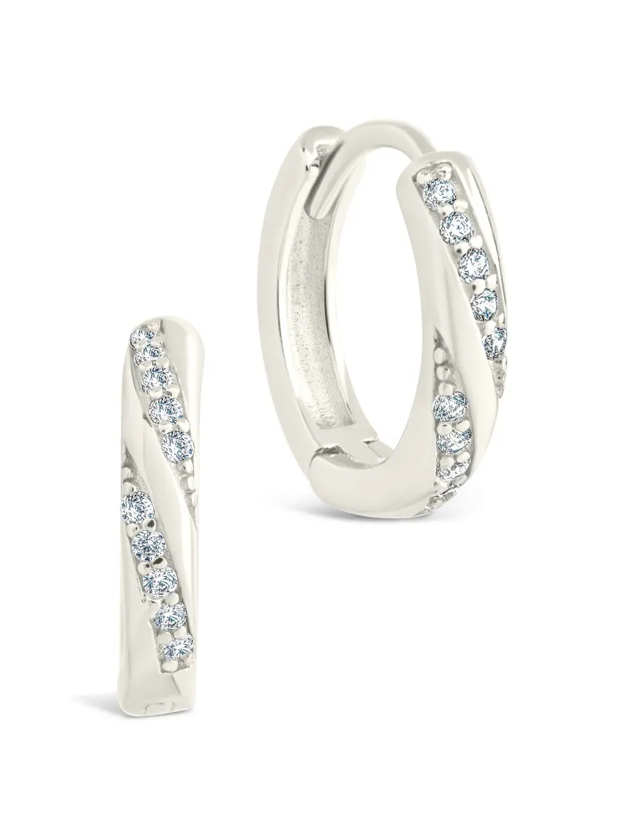 Серьги-кольца Adelise из стерлингового серебра Sterling Forever — изображение 1 из 5, оттенок серебряный