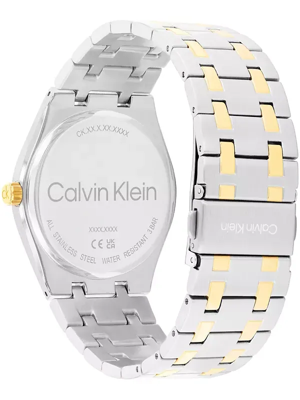 Мужские часы CK Motion с двухцветным браслетом из нержавеющей стали, 39 мм Calvin Klein — изображение 3 из 4, оттенок мульти