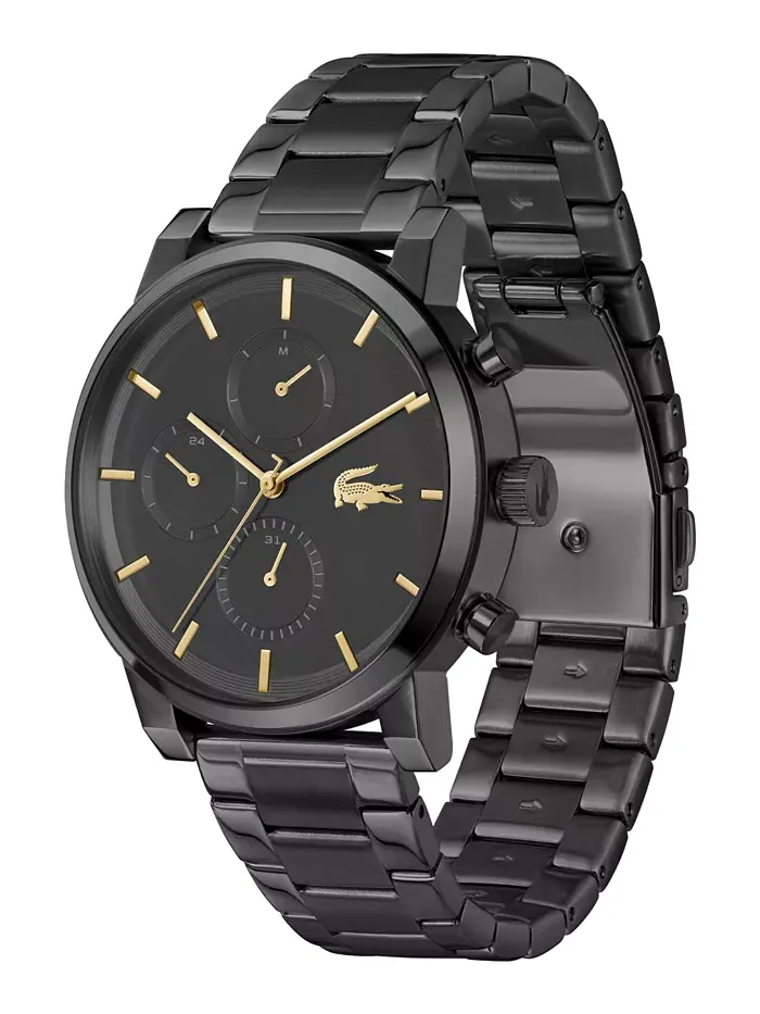 Мужские часы Replay Ionic Plated Black с браслетом из нержавеющей стали, 44 мм Lacoste — изображение 2 из 6