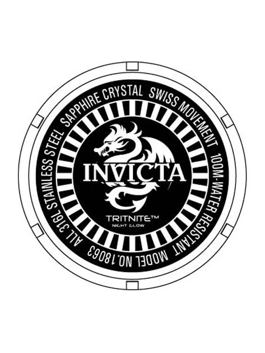 Женские кварцевые часы 18063 Specialty с циферблатом Invicta — изображение 3 из 3, оттенок серебряный