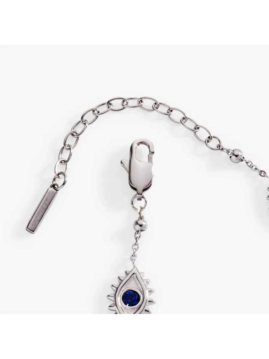 Браслет-цепочка с кристаллами, символизирующими сглаз Alex And Ani — изображение 3 из 3, оттенок нет цвета