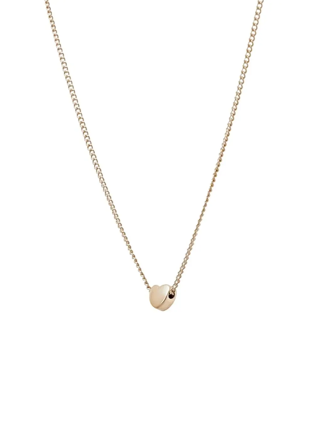 Кулон-подвеска Amara в форме маленького сердца: изящный и модный Bearfruit Jewelry — изображение 3 из 3, оттенок коричневый
