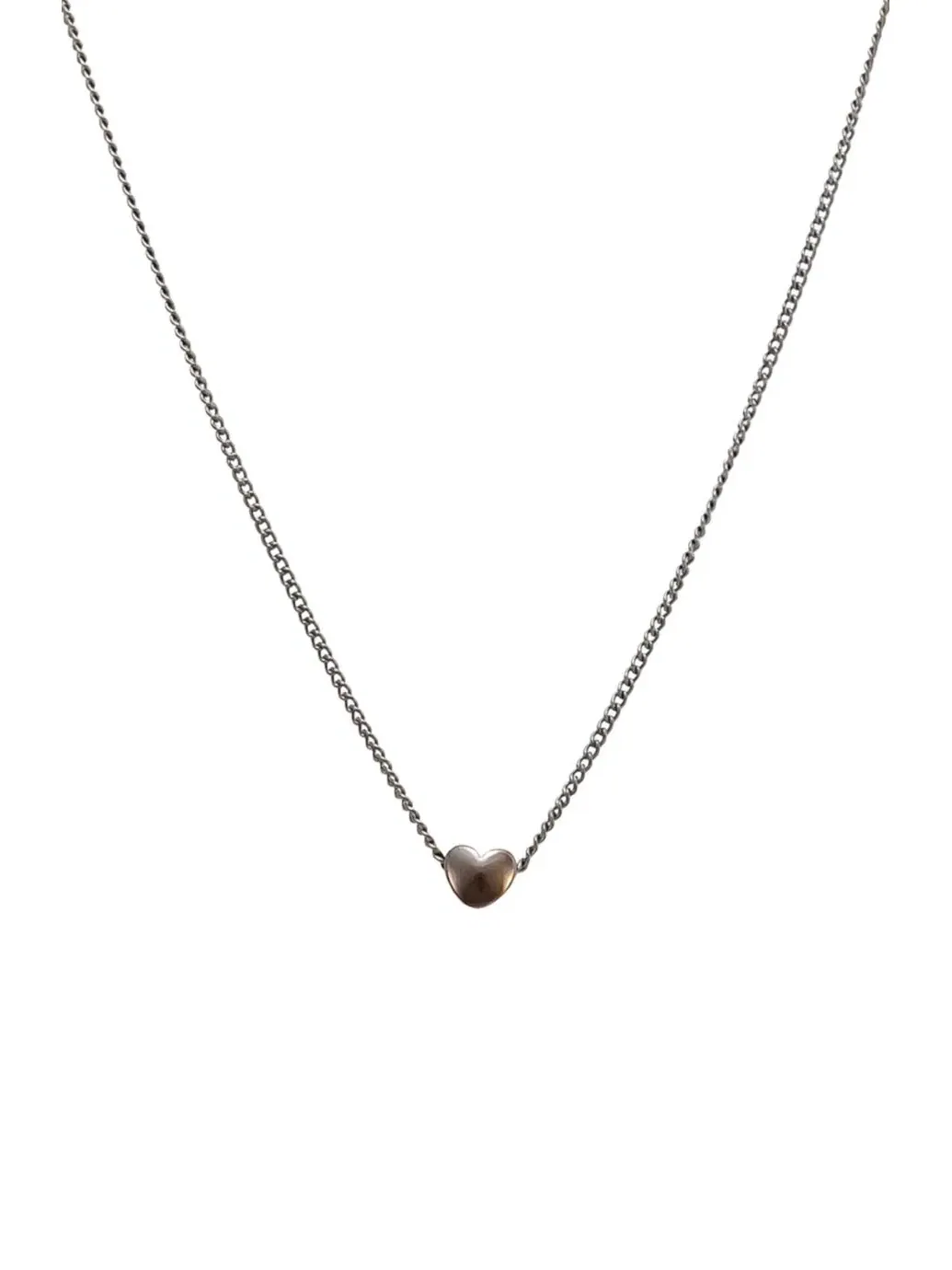 Кулон-подвеска Amara в форме маленького сердца: изящный и модный Bearfruit Jewelry — изображение 1 из 3, оттенок серый