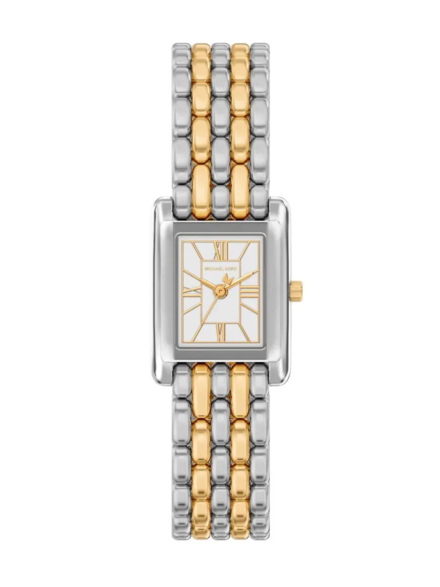 Женские часы Essex Three-Hand Two-Tone Michael Kors — изображение 1 из 8, оттенок мульти