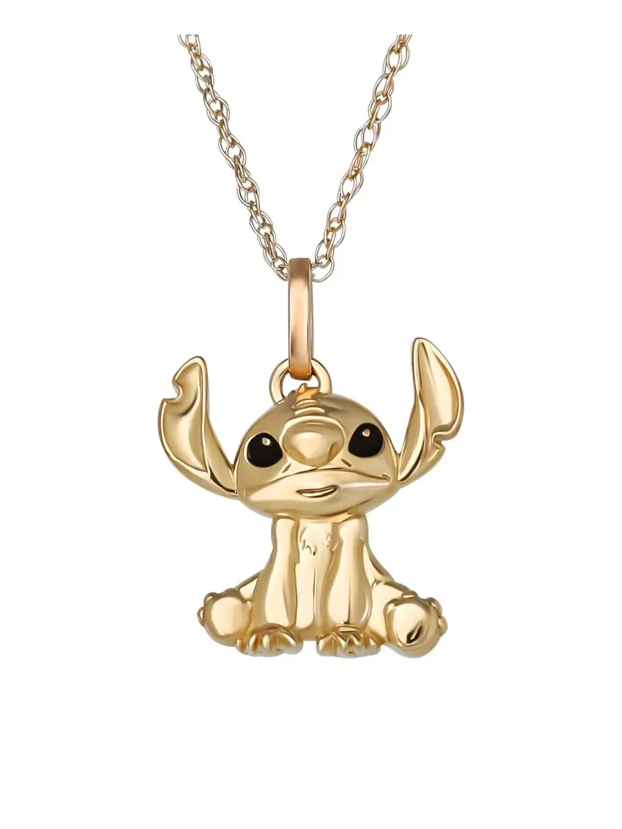 Подвеска «Stitch» из желтого золота 10 карат Disney — изображение 1 из 6, оттенок золото