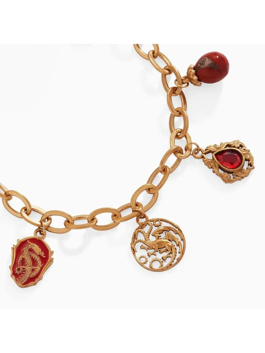 Браслет с несколькими подвесками HOUSE OF THE DRAGON Toggle Multi-Charm Bracelet Alex And Ani — изображение 2 из 3