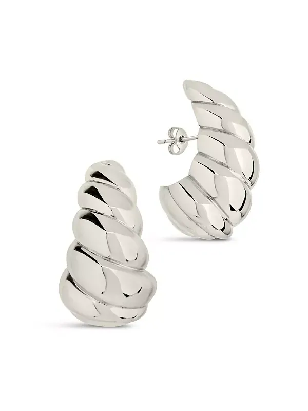 Серьги-Гвоздики Bobine Sterling Forever — изображение 1 из 4, оттенок серебряный