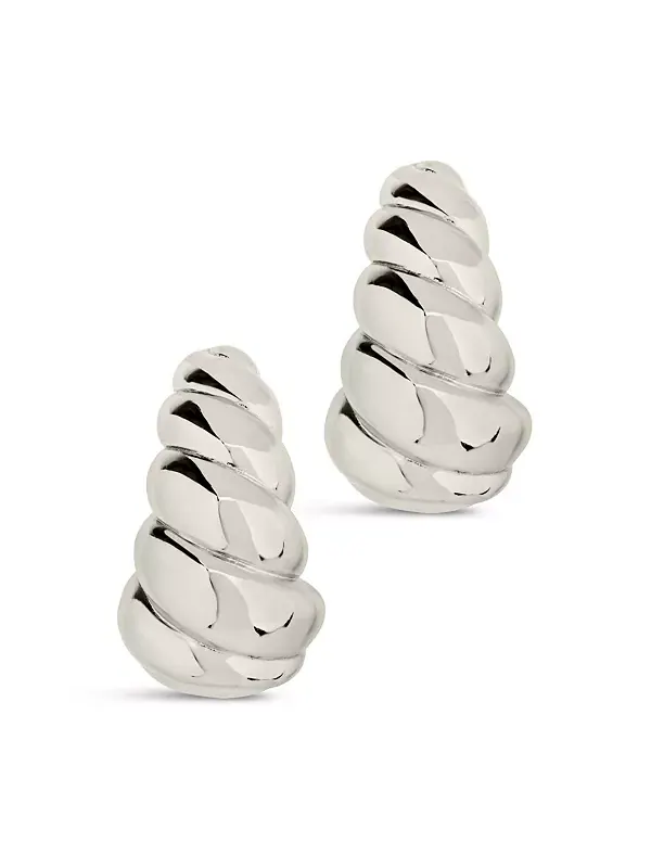 Серьги-Гвоздики Bobine Sterling Forever — изображение 2 из 4, оттенок серебряный