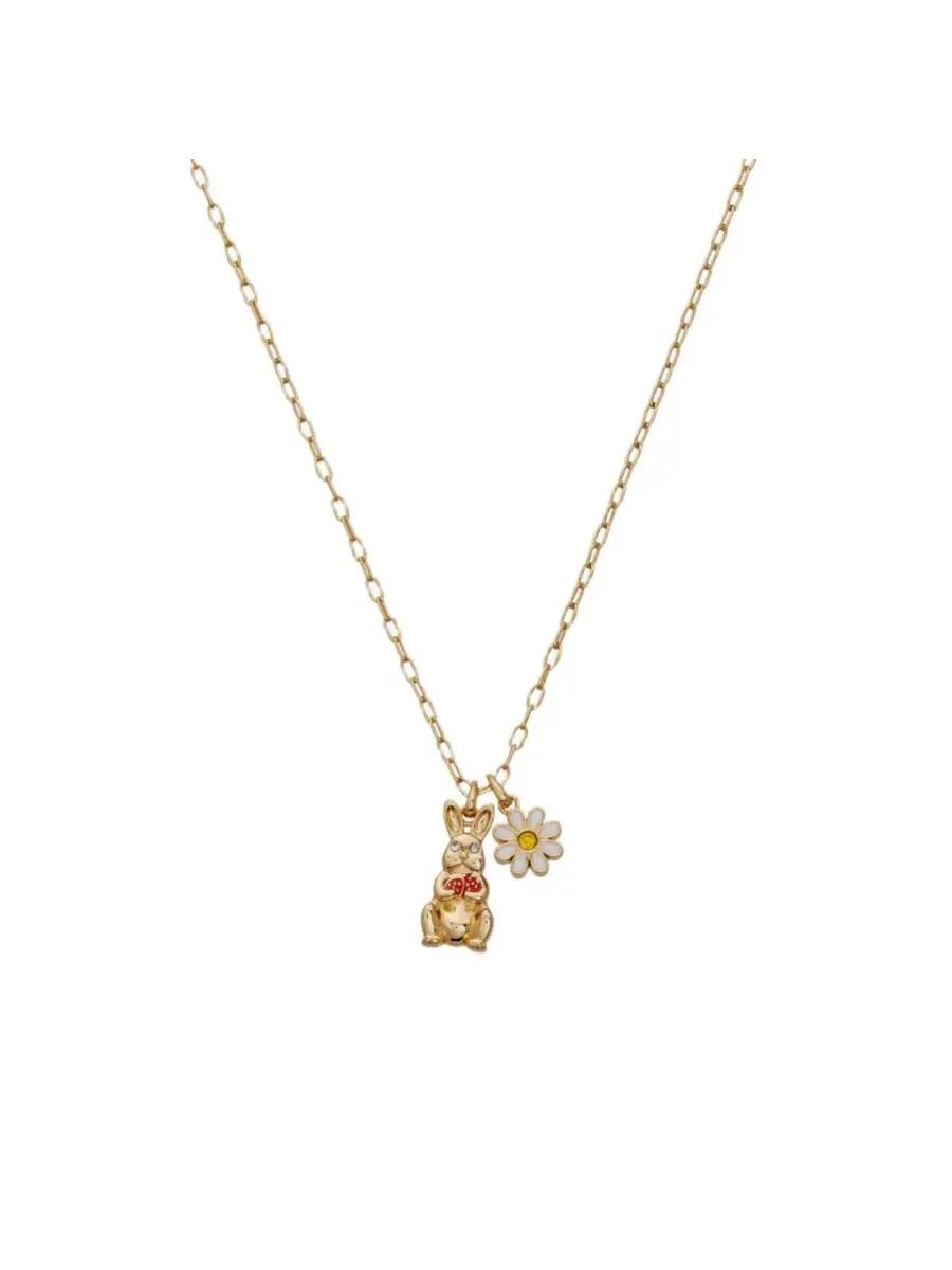 Колье с подвеской в виде зайчика Alex And Ani