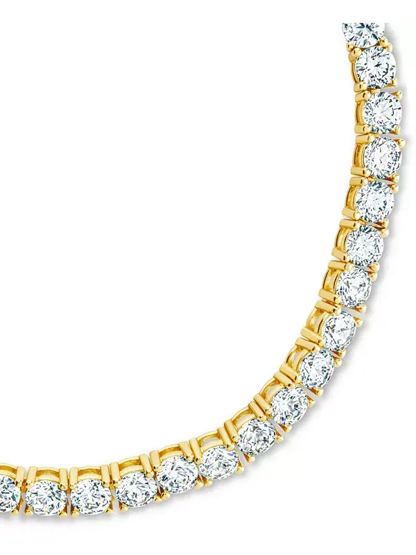 Теннисный браслет Jadon из кубического циркония Sterling Forever — изображение 2 из 3, оттенок золото