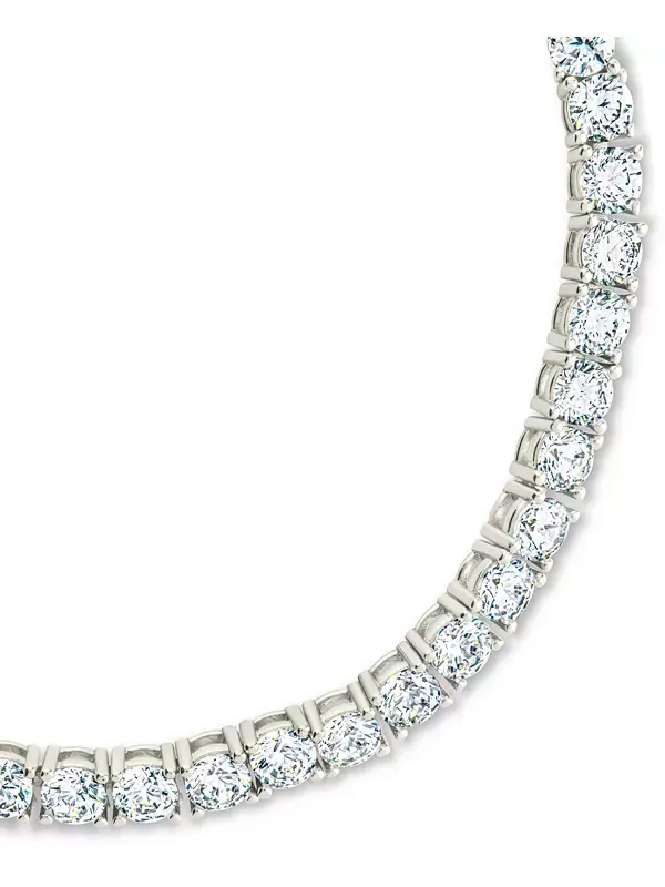 Теннисный браслет Jadon из кубического циркония Sterling Forever — изображение 2 из 3, оттенок серебряный