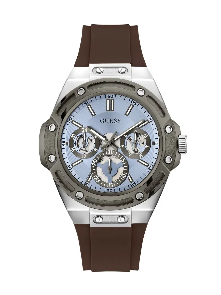 Мужские кварцевые часы с хронографом, 44 мм GUESS