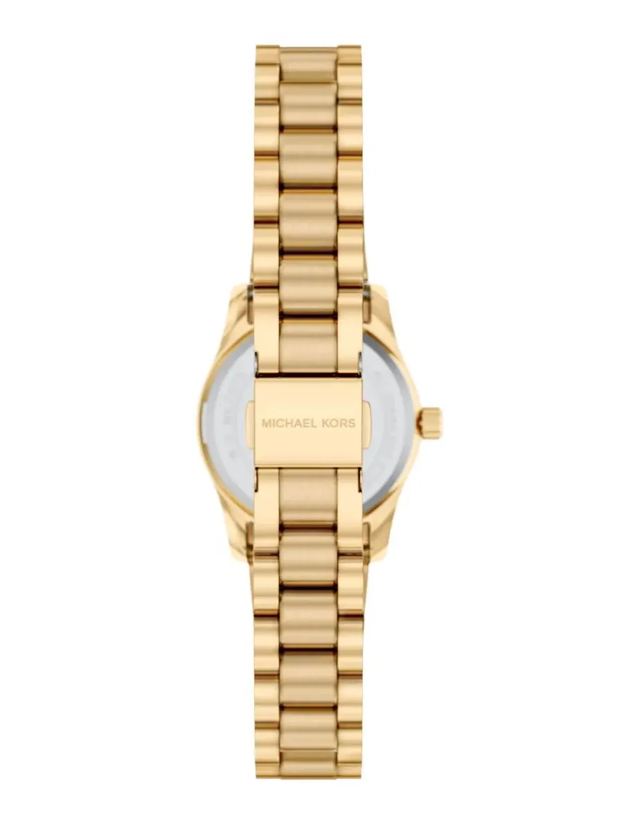 Женские часы Lexington с циферблатом из тигрового глаза Michael Kors — изображение 2 из 9, оттенок золотистый