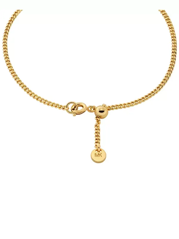 Браслет с логотипом Pavé Michael Kors — изображение 2 из 3, оттенок золото